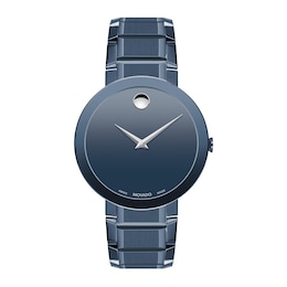 Movado Sapphire Stainless Steel Watch 0607556