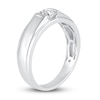 Thumbnail Image 1 of Men's Diamond Wedding Band 5/8 ct tw Princess-cut 14K White Gold