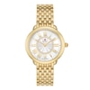 Thumbnail Image 1 of MICHELE Women's Serein Mid 18k Gold-Plated Stainless Steel Watch MWW21B000160