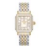 Thumbnail Image 1 of MICHELE Women's Deco Madison Two-Tone 18K Gold-Plated Stainless Steel Watch MWW06T000236