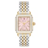 Thumbnail Image 1 of MICHELE Women's Deco Mid Two-Tone 18K Gold-Plated Stainless Steel Watch MWW06V000129