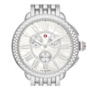 Thumbnail Image 4 of MICHELE Serein Stainless Steel Diamond Watch MWW21A000068