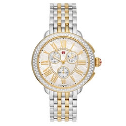 MICHELE Serein Two-Tone 18K Gold-Plated Diamond Watch MWW21A000069