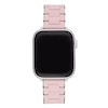 Thumbnail Image 1 of MICHELE 38mm Apple Link Watch Strap Rose-Silicone Stainless Steel MS20AS0006