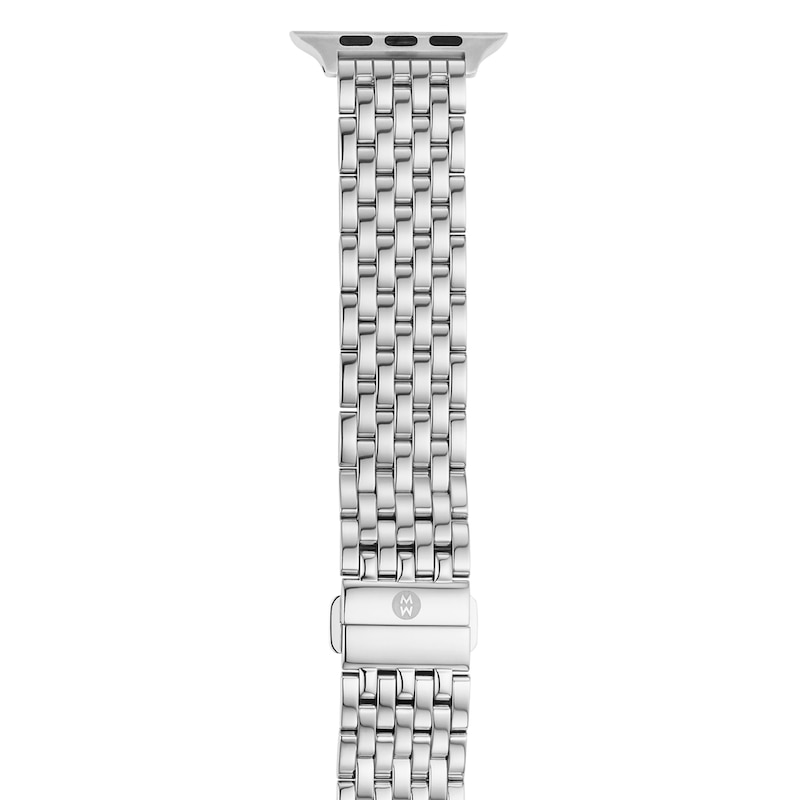 Main Image 1 of MICHELE 38mm Apple Link Watch Strap Stainless Steel MS20GL235009