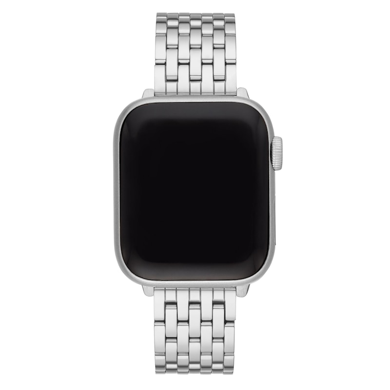 Main Image 2 of MICHELE 38mm Apple Link Watch Strap Stainless Steel MS20GL235009