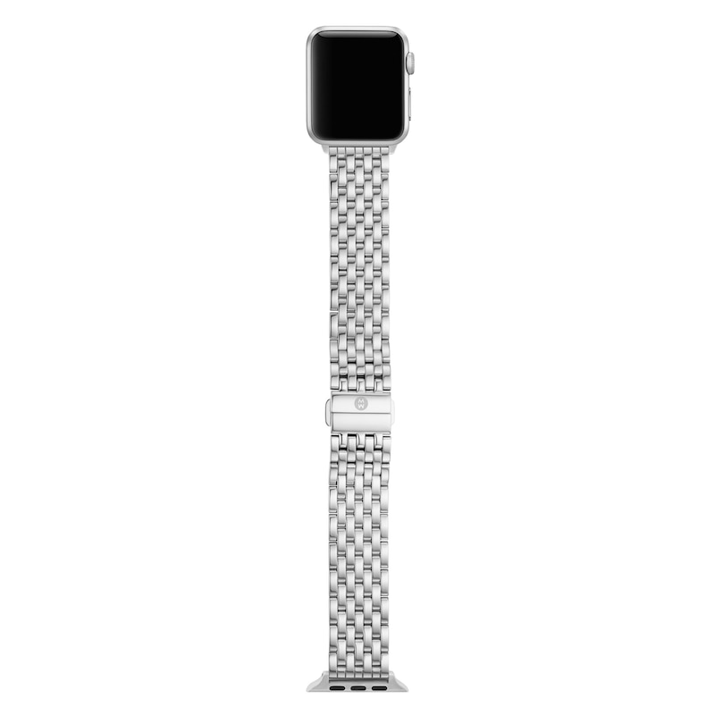 Main Image 3 of MICHELE 38mm Apple Link Watch Strap Stainless Steel MS20GL235009