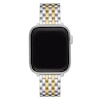 Thumbnail Image 2 of MICHELE 38mm Apple Link Watch Strap Two-Tone Stainless Steel MS20GL285048