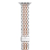 Thumbnail Image 1 of MICHELE 38mm Apple Link Watch Strap Two-Tone Stainless Steel MS20GL775045