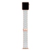 Thumbnail Image 3 of MICHELE 38mm Apple Link Watch Strap Gray-Silicone Rose-Tone Stainless Steel MS20GN767070