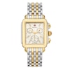 Thumbnail Image 0 of MICHELE Women's Deco Chronograph Two-Tone 18K Gold-Plated Stainless Steel Watch MWW06A000779