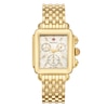 Thumbnail Image 0 of MICHELE Women's Deco Chronograph 18K Gold-Plated Stainless Steel Watch MWW06A000780