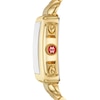 Thumbnail Image 1 of MICHELE Women's Deco Chronograph 18K Gold-Plated Stainless Steel Watch MWW06A000780