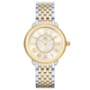 Thumbnail Image 1 of MICHELE Women's Serein Two-Tone 18K Gold-Plated Stainless Steel Watch MWW21B000148