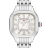 Thumbnail Image 4 of MICHELE Women's Meggie Stainless Steel Diamond Dial Watch MWW33B000008