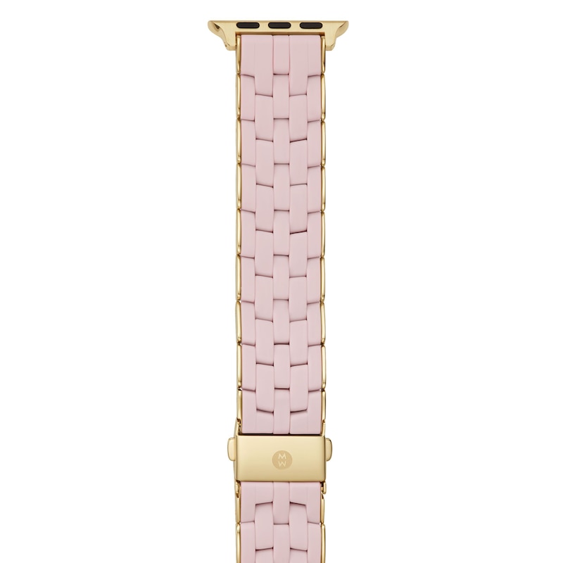 MICHELE Peony Pearlized Silicone Apple Watch Strap MS20AS0014 | Jared