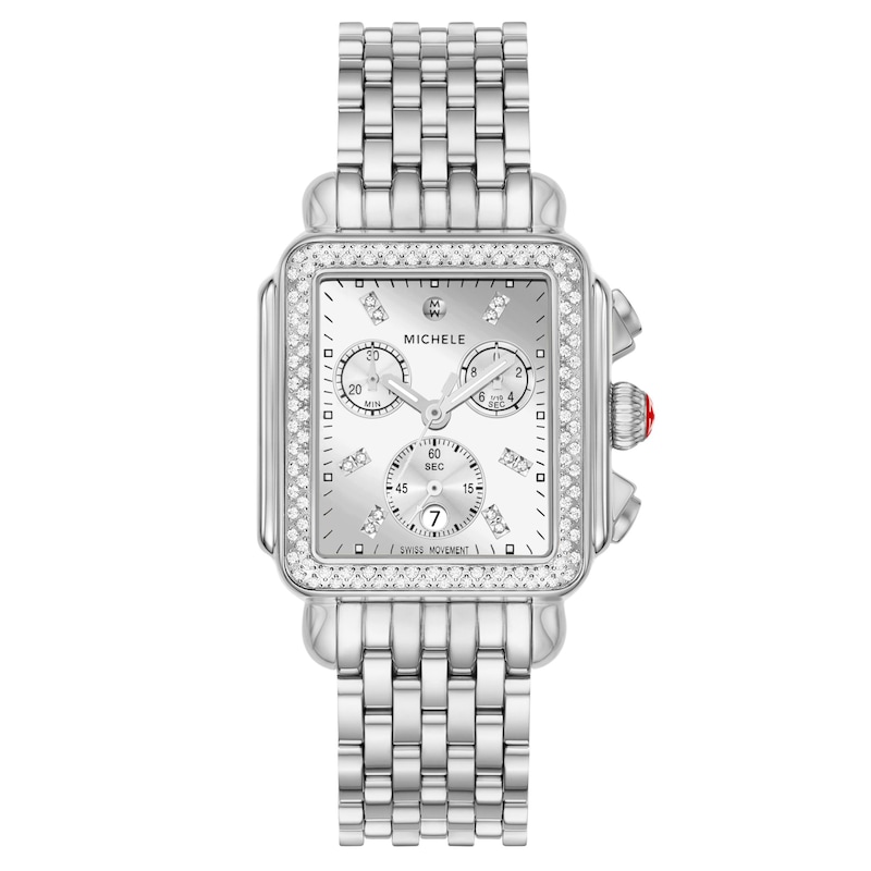 Main Image 1 of MICHELE Deco Diamond Women's Watch MWW06A000804