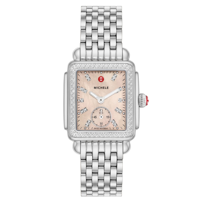 Main Image 1 of MICHELE Deco Mid Diamond Women's Watch MWW06V000131