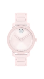 Movado BOLD Evolution 2.0 Pink Ceramic Women's Watch 3601234