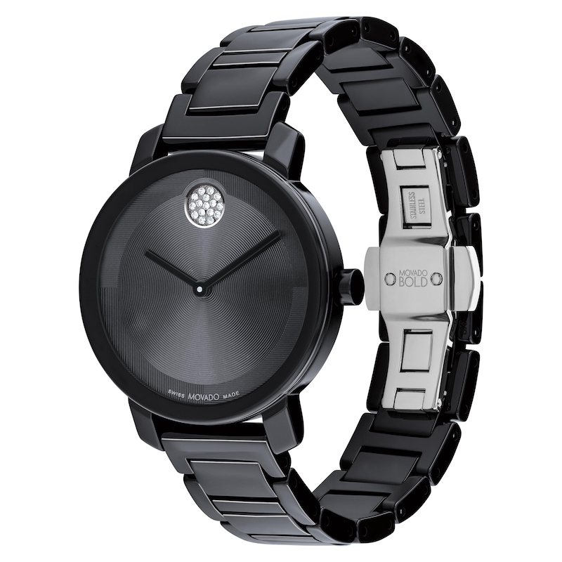 Main Image 2 of Movado BOLD Evolution 2.0 Black Ceramic Women's Watch 3601235