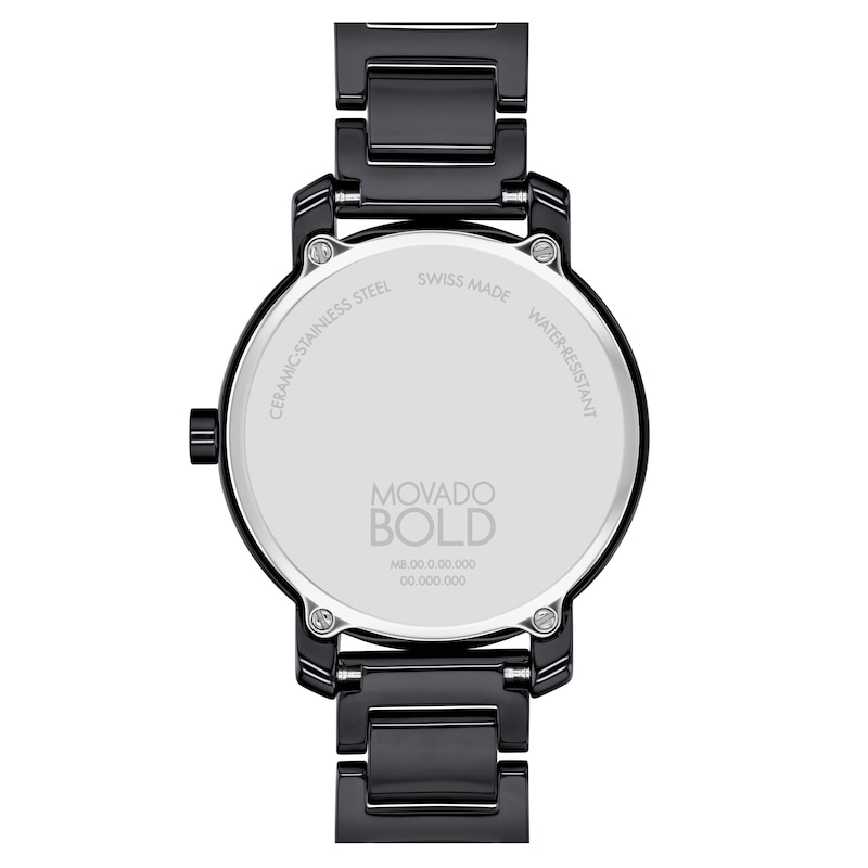 Main Image 3 of Movado BOLD Evolution 2.0 Black Ceramic Women's Watch 3601235