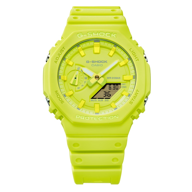 Main Image 1 of Casio G-SHOCK Volt Yellow Resin Men's Watch GA2100-9A9