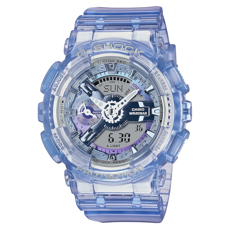 Casio G-SHOCK Periwinkle Analog Digital Women's Watch GMAS110VW-6A