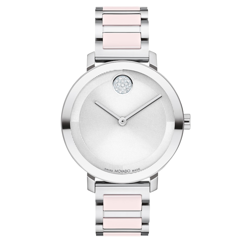 Main Image 1 of Movado BOLD Evolution 2.0 Pink Ceramic Inserts Women's Watch 3601236