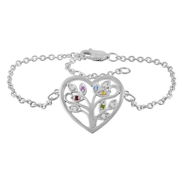 Birthstone Family & Mother's Tree Bracelet