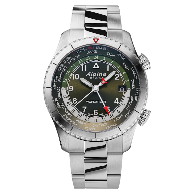 Alpina Startimer Worldtimer Men's Watch AL-255GR4S26B