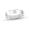 Thumbnail Image 1 of Polished Flat Wedding Band 14K White Gold 5.0mm