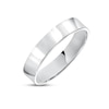 Thumbnail Image 2 of Polished Flat Wedding Band 14K White Gold 5.0mm