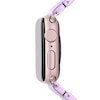 Thumbnail Image 2 of MICHELE Gentle Lavender Silicone & Iridescent Stainless Steel Apple Watch Strap MS20AS0015