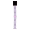 Thumbnail Image 3 of MICHELE Gentle Lavender Silicone & Iridescent Stainless Steel Apple Watch Strap MS20AS0015