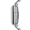 Thumbnail Image 2 of MICHELE Blue Dusk Silicone & Stainless Steel Apple Watch Strap MS20AS0016