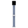 Thumbnail Image 3 of MICHELE Blue Dusk Silicone & Stainless Steel Apple Watch Strap MS20AS0016