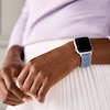 Thumbnail Image 4 of MICHELE Blue Dusk Silicone & Stainless Steel Apple Watch Strap MS20AS0016