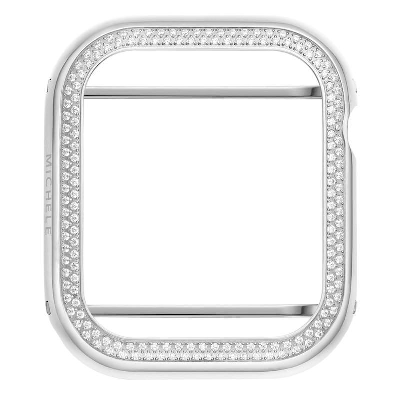 Main Image 1 of MICHELE Diamond Apple Watch Case Stainless Steel MWAB745002