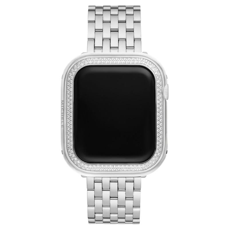 Main Image 3 of MICHELE Diamond Apple Watch Case Stainless Steel MWAB745002