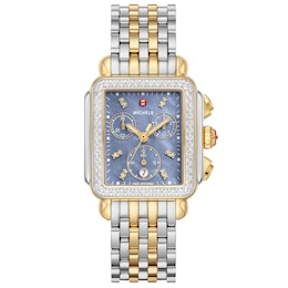 MICHELE Deco Diamond Chronograph Women's Watch MWW06A000809