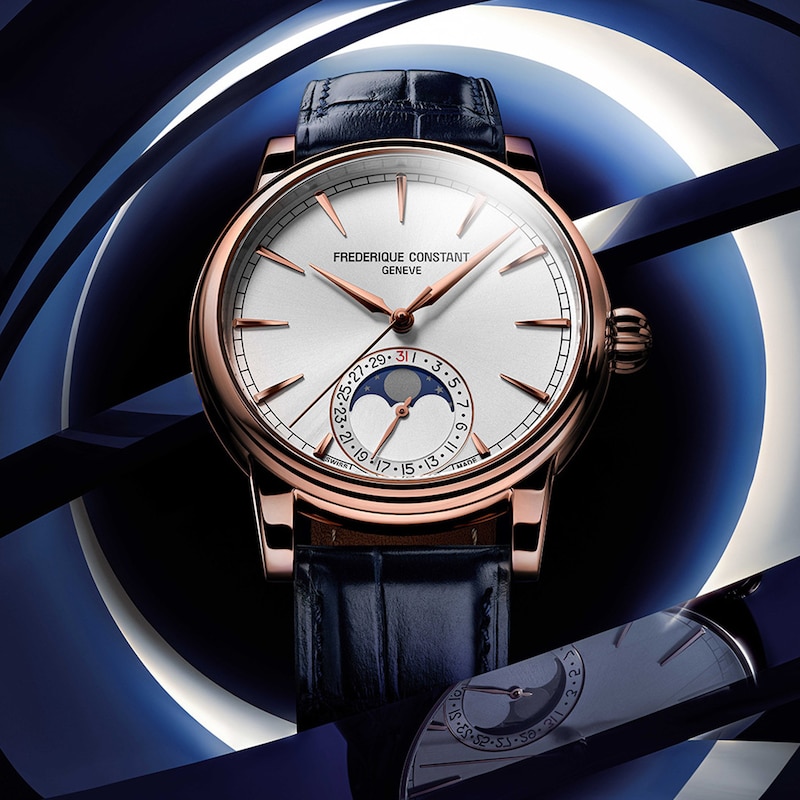 Main Image 4 of Frederique Constant Manufacture Classic Moonphase Date Men's Watch FC-716S3H9