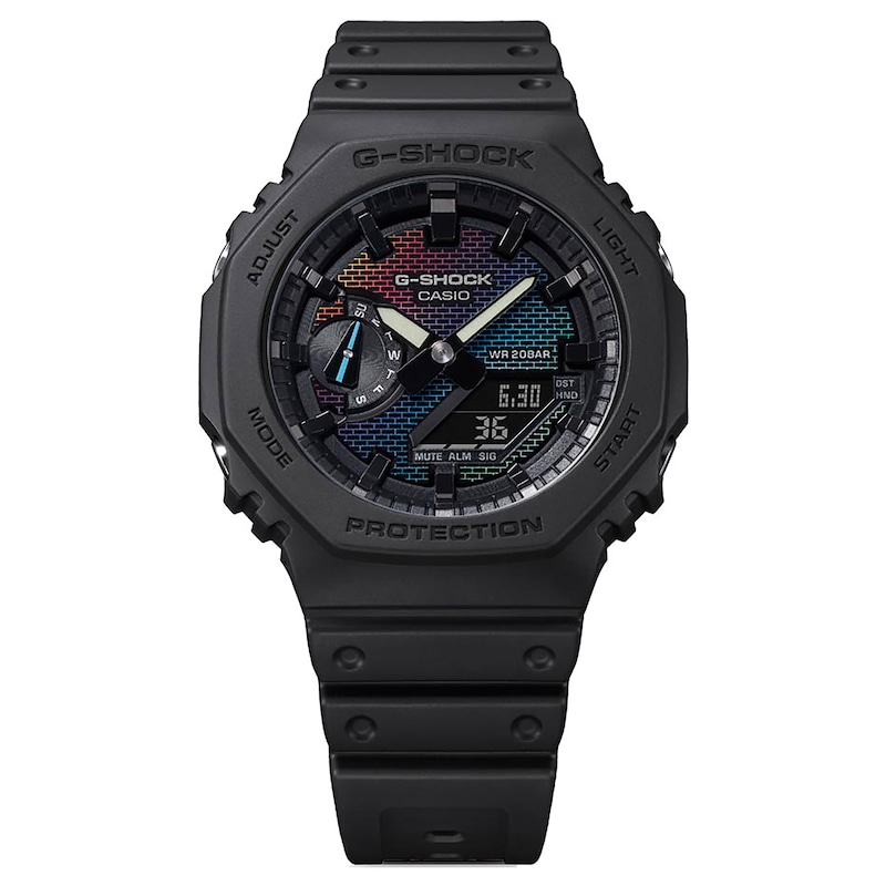 Main Image 1 of Casio G-SHOCK Rainbow Brick Analog-Digital Men's Watch GA2100RW-1A