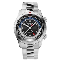 Alpina Startimer Pilot Quartz Worldtimer Men's Watch AL-255B4S26B