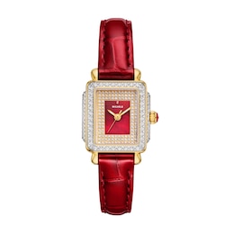 MICHELE Special Edition Deco Madison Mini Diamond Pavé Women's Watch MWW06D000170