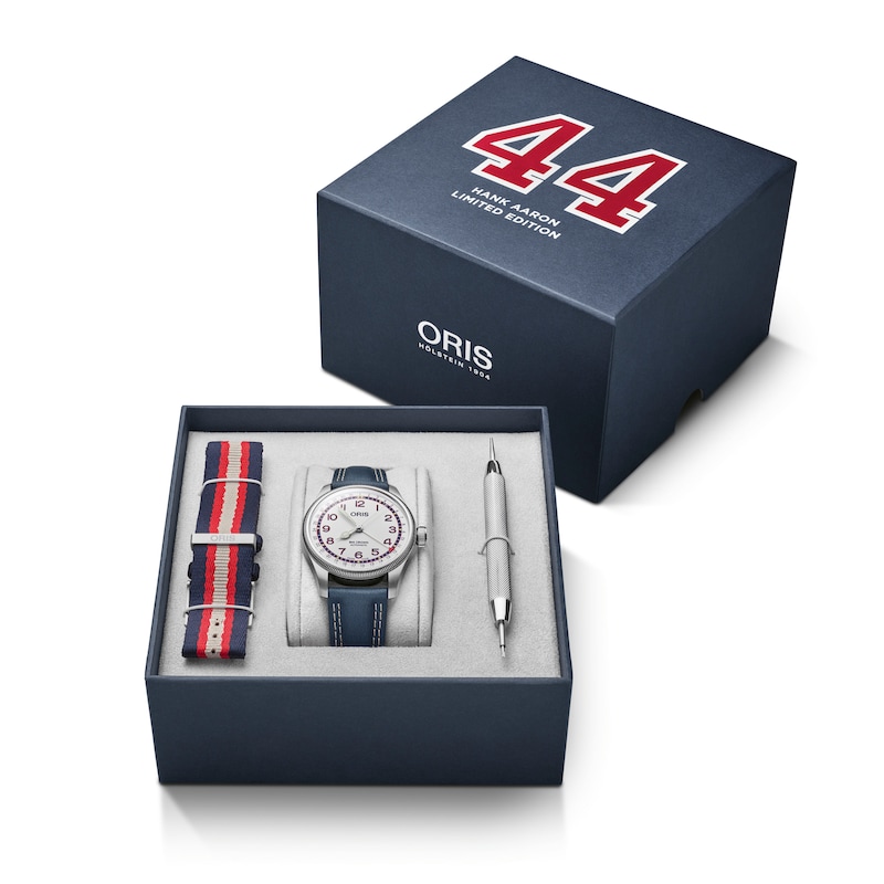 Main Image 6 of Oris Big Crown Pointer Hank Aaron Limited Edition Watch 01 754 7785 4081-SET