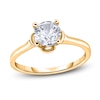 Thumbnail Image 1 of Diamond Solitaire Floral Engagement Ring 1-1/2 ct tw Round 14K Yellow Gold (I2/I)