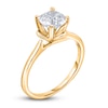 Thumbnail Image 2 of Diamond Solitaire Floral Engagement Ring 1-1/2 ct tw Round 14K Yellow Gold (I2/I)