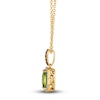 Thumbnail Image 2 of Le Vian Natural Peridot Pendant Necklace 1/3 ct tw Round 14K Honey Gold