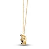 Thumbnail Image 2 of Le Vian Diamond Panda Pendant Necklace 1/3 ct tw Round 14K Honey Gold 19&quot;