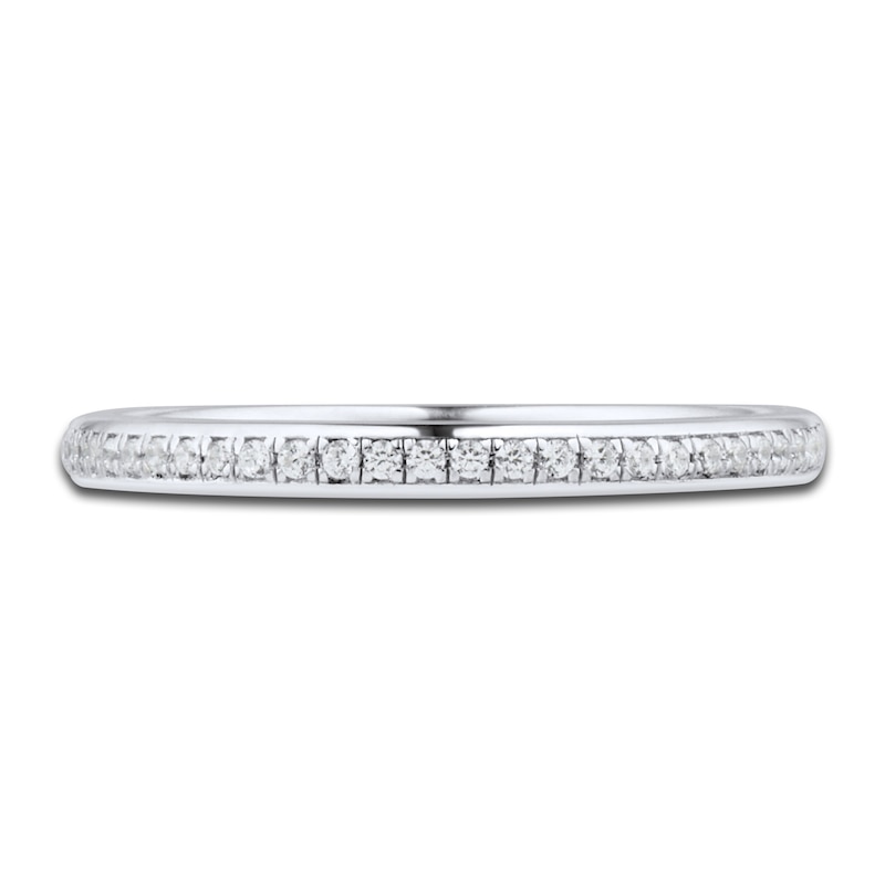 Main Image 3 of Diamond Wedding Band 1/10 ct tw Round 14K White Gold